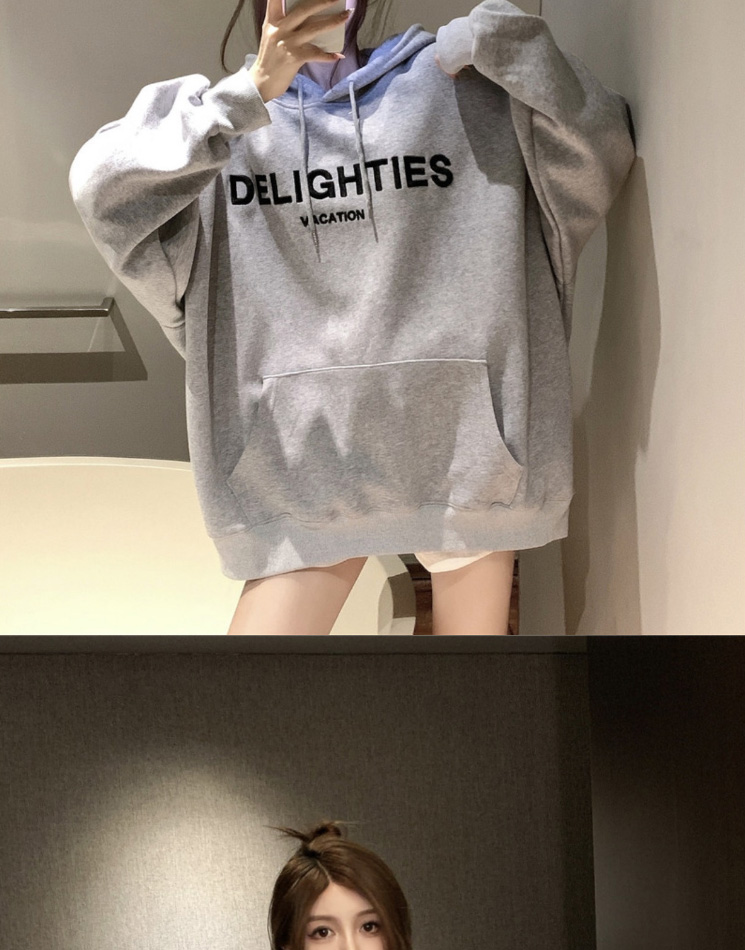 Manteau David à capuche automne et hiver pour femme avec ajout de velours_voghion.com
