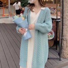 批发中<b class='q'>长款</b>毛衣<b class='q'>开衫</b>外套女2026秋冬新款韩版宽松外穿慵懒风网红<b class='q'>针织</b>衫