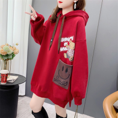 批发首发<b class='q'>婴儿</b>绒一体绒加绒加厚红色<b class='q'>卫衣</b>女大码女装外套