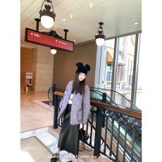 批发aaaaxbbb 丁香茶色 菱格羽绒服单排扣宽松外套冬2023新款女
