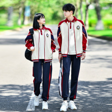 批发大量有货 实拍#情侣装秋<b class='q'>冬</b>季卫衣外套套装学生班服运动会三件套