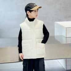 批发2023新款韩版儿童无袖马甲中大童坎肩免洗外套洋气外穿保暖马夹潮