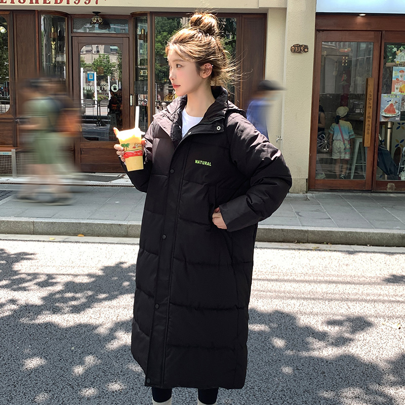 Actual shot of  new down jacket winter student cotton coat Korean style loose ins Hong Kong style cotton coat oversize for women