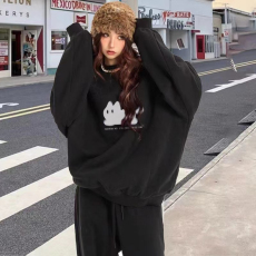 批发套装女2026年春秋季长袖卫衣束脚裤休闲裤两件套时尚潮流高档