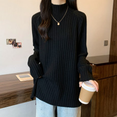 批发实拍<b class='q'>大码</b>女装秋冬装<b class='q'>胖妹妹</b>显瘦毛衣宽松打底衫韩版针织上衣中长款