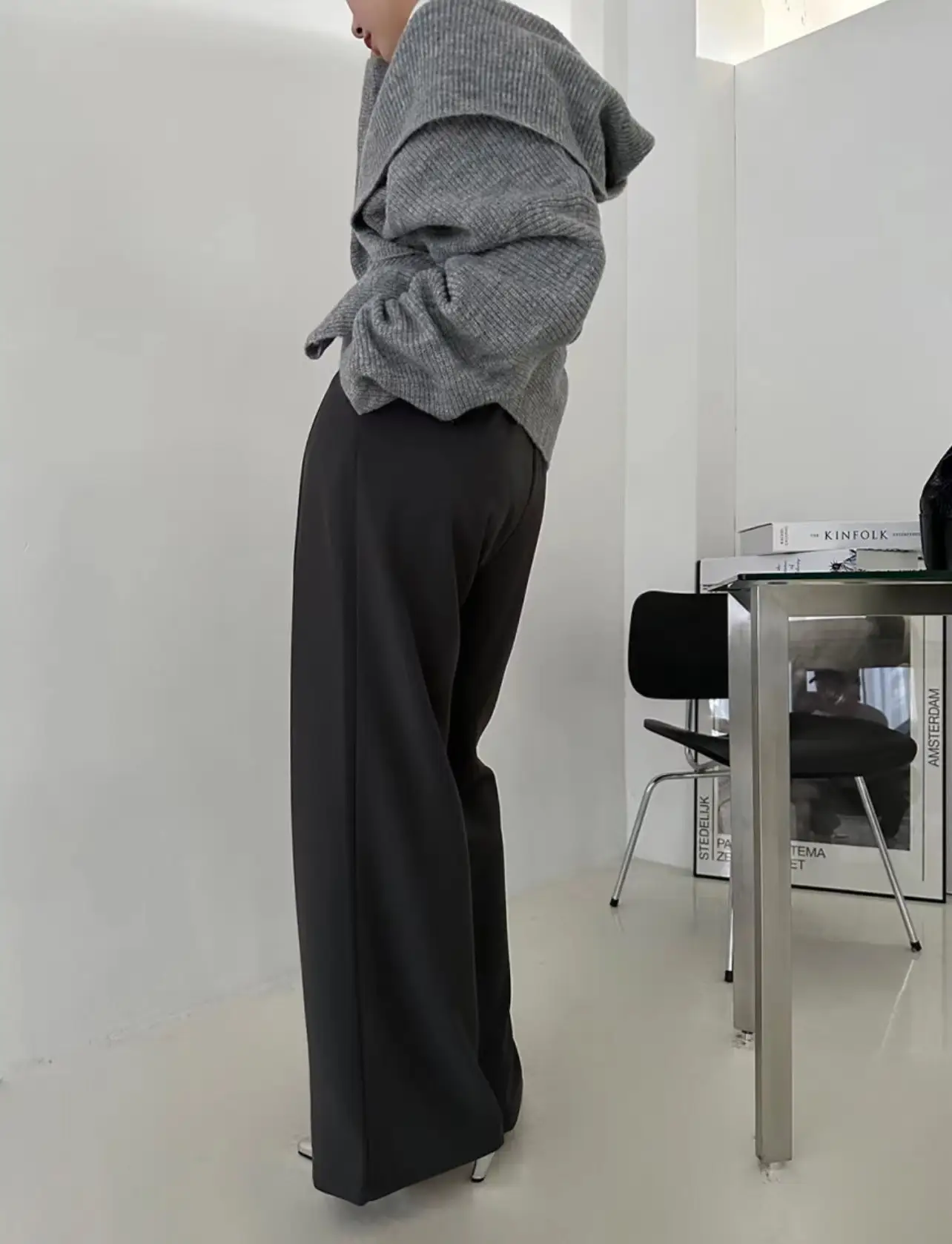 한국 스타일 빈티지 니트 조끼 상세 이미지 14