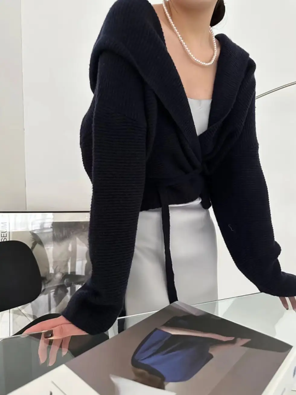 한국 스타일 빈티지 니트 조끼 상세 이미지 22