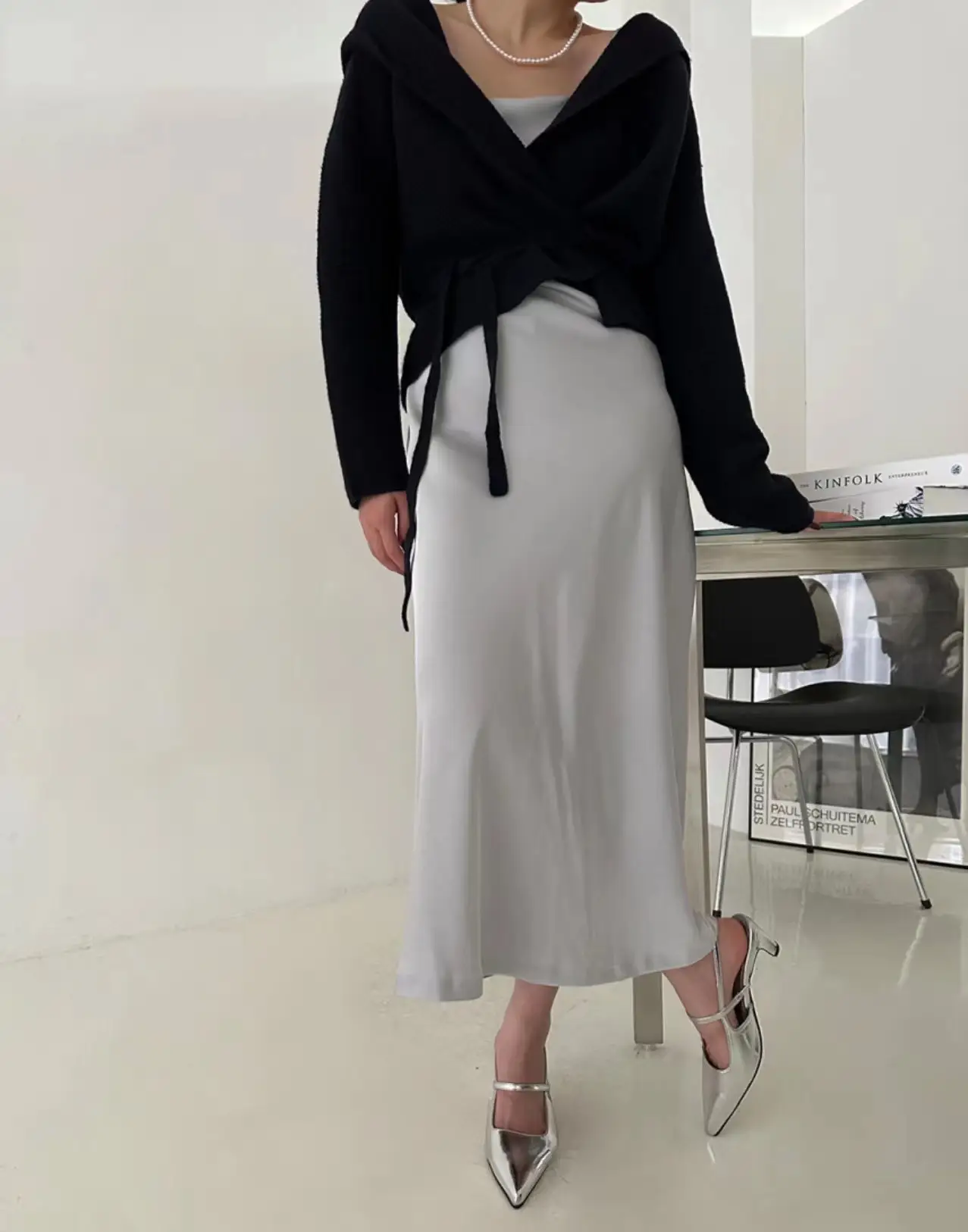 한국 스타일 빈티지 니트 조끼 상세 이미지 31