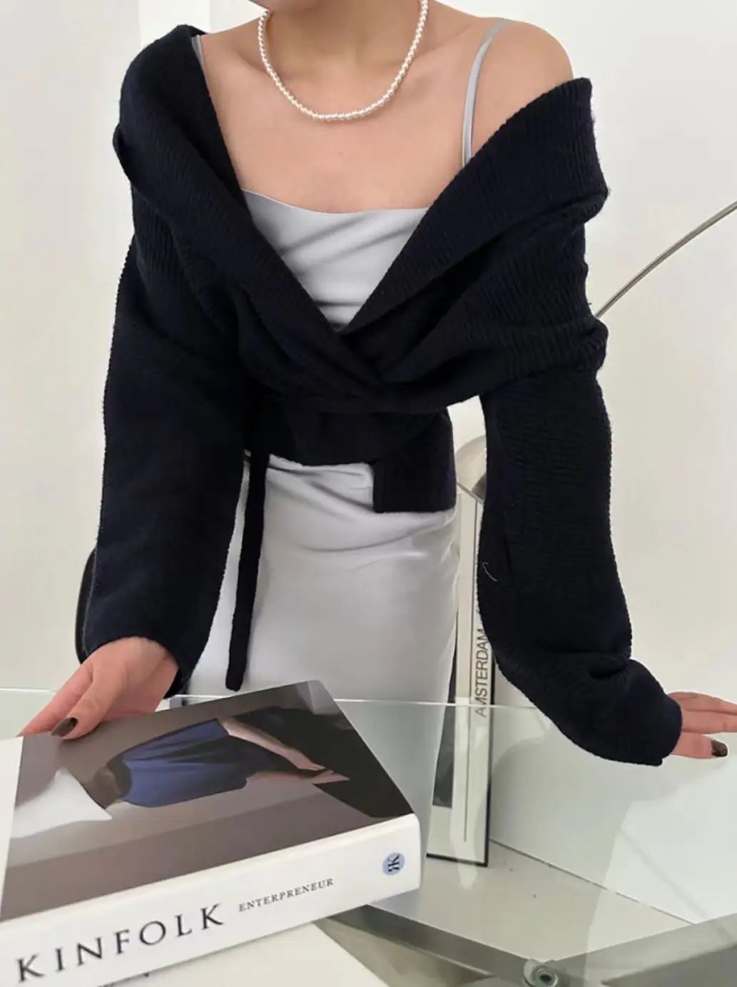 한국 스타일 빈티지 니트 조끼 상세 이미지 32