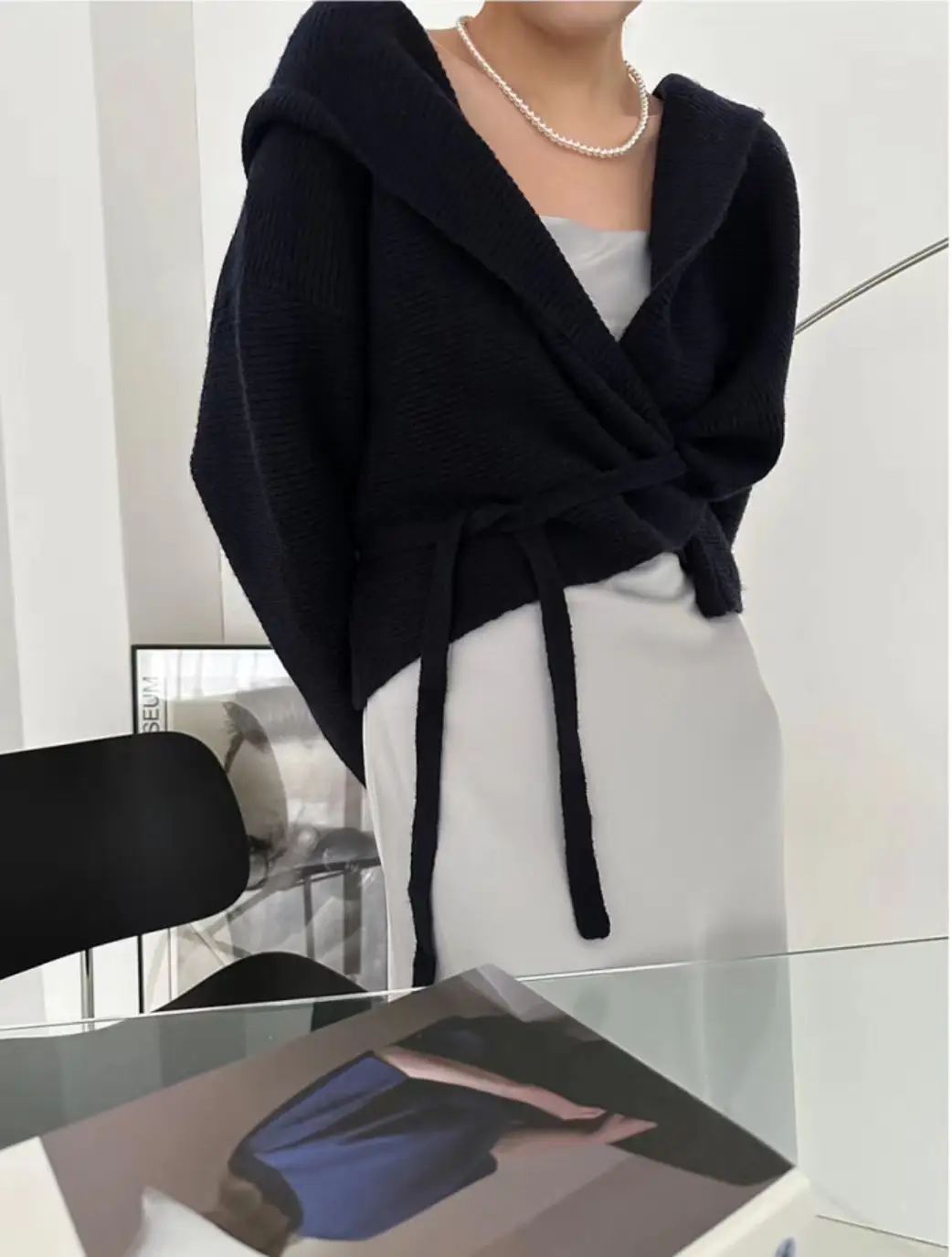 한국 스타일 빈티지 니트 조끼 상세 이미지 34