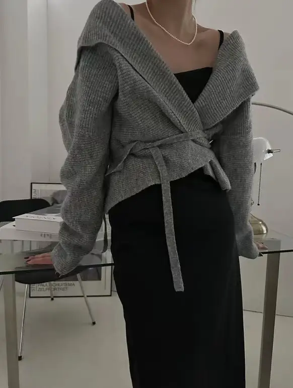 한국 스타일 빈티지 니트 조끼 상세 이미지 39
