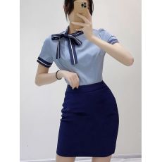 批发职业套装女神范高端气质酒店前台工作服<b class='q'>时尚</b>美容师<b class='q'>珠宝</b>正装短袖夏