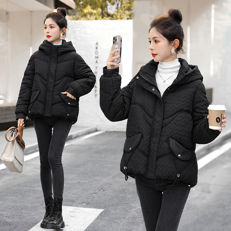 Thick cotton coat for women Korean style loose cotton coat and coat  new autumn and winter down jacket for women