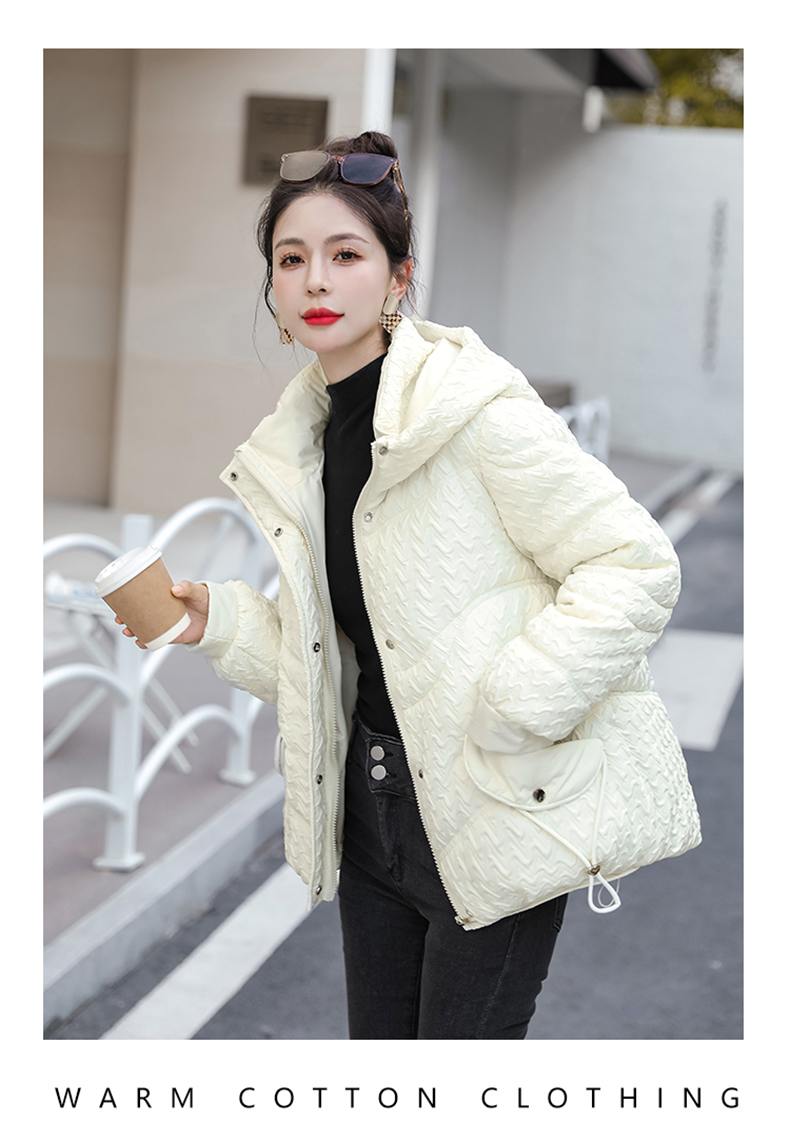 Thick cotton coat for women Korean style loose cotton coat and coat  new autumn and winter down jacket for women