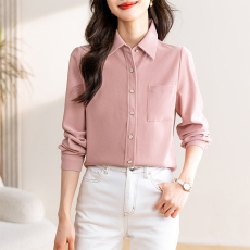 批发实拍加厚磨毛高级感叠穿<b class='q'>衬衫</b>女2025秋冬季新款绒感保暖内搭<b class='q'>衬衣</b>