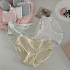 批发实拍实价 韩版糖果色<b class='q'>婴儿</b>绒少女<b class='q'>内裤</b>纯棉中腰抗菌三角裤3条装
