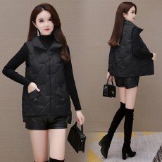 批发轻薄羽绒马甲女款2026年新款冬季外穿背心白色短款小个子保暖马夹