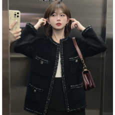 批发2026秋冬装新款大码女装韩版编织粗花呢<b class='q'>休闲</b>显瘦<b class='q'>外套</b>上衣