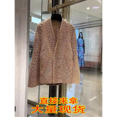 批发外贸出口<b class='q'>大牌</b>撤柜<b class='q'>原</b><b class='q'>单</b>剪标欧货轻熟风港风复古针织开衫毛衣外套女