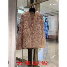 批发外贸出口<b class='q'>大牌</b>撤柜<b class='q'>原</b><b class='q'>单</b>剪标欧货轻熟风港风复古针织开衫毛衣外套女