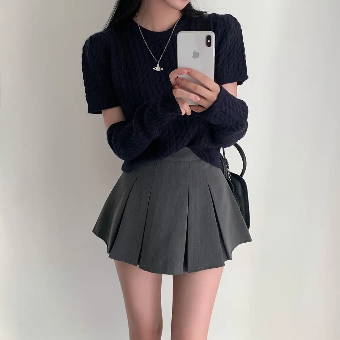 여성용 가을 루즈핏 니트 셔츠 상세 이미지 24