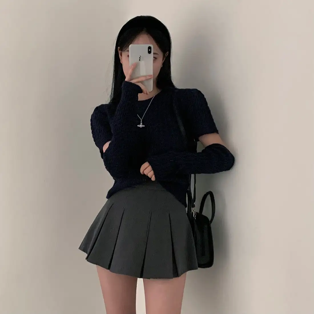여성용 가을 루즈핏 니트 셔츠 상세 이미지 36