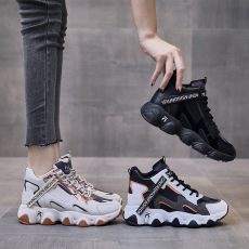 批发2023冬季新款<b class='q'>韩版</b>高帮老爹女鞋货号