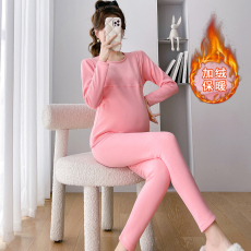 批发实拍<b class='q'>孕妇</b><b class='q'>秋衣</b>秋裤套装怀孕期喂奶产后哺乳秋冬季加厚<b class='q'>纯棉</b>保暖内衣