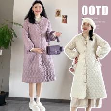 批发实拍 冬季新品 <b class='q'>韩版</b>遮肚百搭孕妇棉衣外套