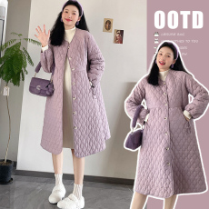 批发实拍 冬季新品 <b class='q'>韩版</b>遮肚百搭孕妇棉衣外套