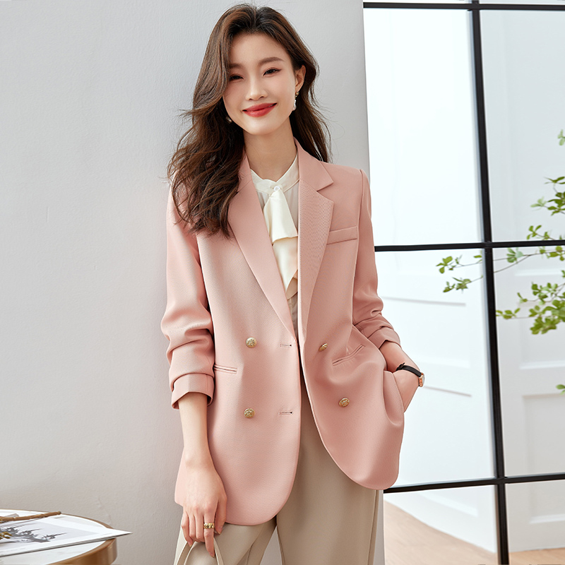 MY6811# 粉色小西装外套女新款高级感气质小个子休闲女士西服上衣女裝貨...