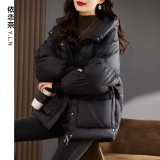 批发羽绒棉衣棉服女小个子冬季2025新款中年妈妈休闲宽松时尚短款外套