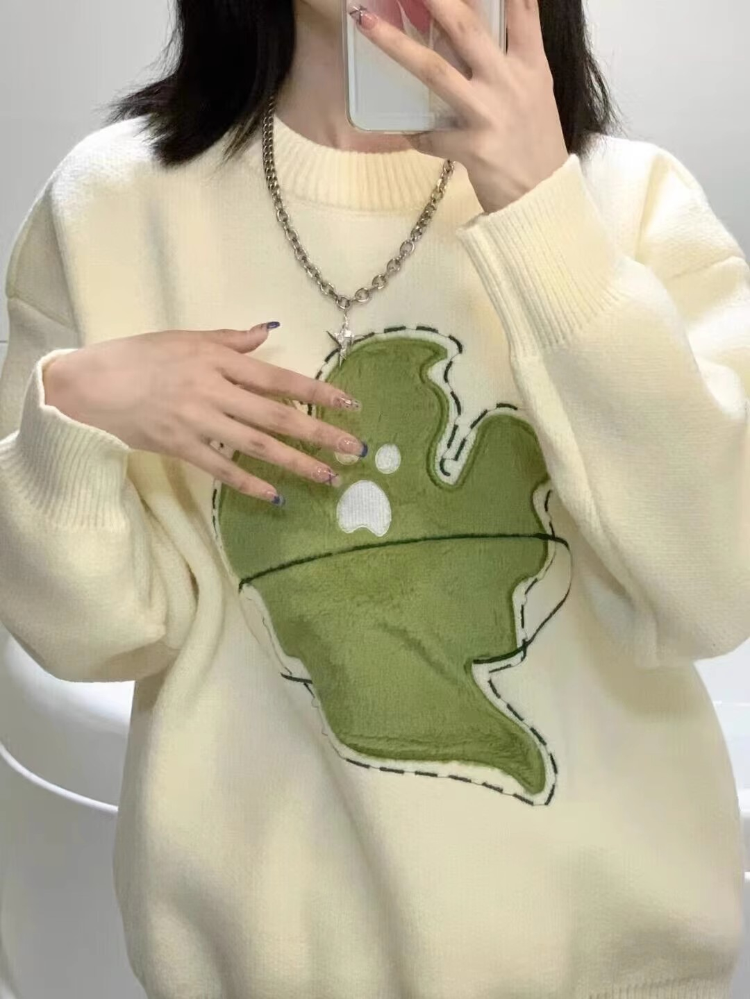 加厚毛衣女秋冬新款寬鬆小眾設計感慵懶軟糯風針織外套上衣外穿潮
