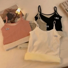 批发实拍实价 特价不减 <b class='q'>秋</b>冬保暖背心女加绒加厚打底吊带显瘦保暖内衣