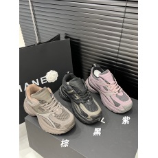 批发<b class='q'>实拍</b>厚底紫色老爹鞋女2023秋冬新款真皮百搭显脚小休闲<b class='q'>运动鞋</b>潮