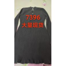 批发COTRE 松弛的东方气质 月影灰、江梨白 新中式毛织连衣裙