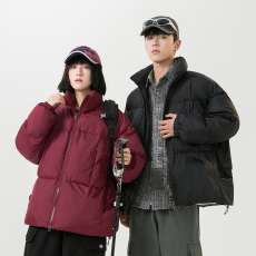 批发高品质冬季港<b class='q'>风</b>保暖棉衣舒适时尚帅气百搭宽松棉衣外套情侣装