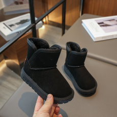 批发儿童雪地靴2023年冬季新款经典款纯色学生大棉雪地棉男女童棉靴潮