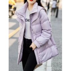 批发冬季新款带钻羽绒服高端品质货 口袋装饰漂亮<b class='q'>中长款</b>保暧防寒轻薄