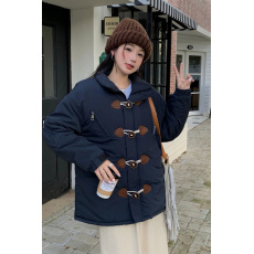 批发<b class='q'>日系</b><b class='q'>复古</b>牛角扣棉服外套男女秋冬季街头ins加厚宽松面包服棉衣潮