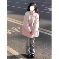 批发小个子羽绒棉服男女冬季2023新款加厚设计感小众保暖立领棉衣外套