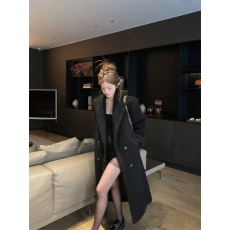 批发实拍实价秋冬高级感赫本风毛呢<b class='q'>西装</b>外套