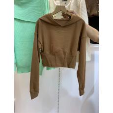 批发<b class='q'>韩国</b>东大门2026春季新款小个子连帽短款长袖<b class='q'>卫衣</b>女休闲运动上衣