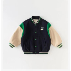 批发贝拉女童外套<b class='q'>儿童</b>棒球服男中大童2023秋季新款小童运动<b class='q'>夹克</b>