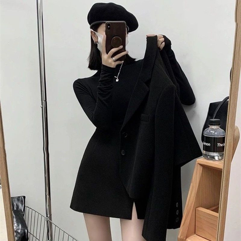 Autumn and winter temperament goddess style high-end Internet celebrity Xiaoxiang style fashionable woolen coat and skirt two-piece suit