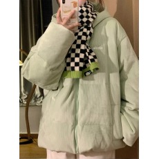 批发潮流清新灯芯绒奶乎乎棉服男女2023年新款潮冬季加厚小个子棉袄服