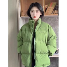 批发棉服冬季男女2023年新款小个子绿色今年流行棉袄加厚保暖外套上衣