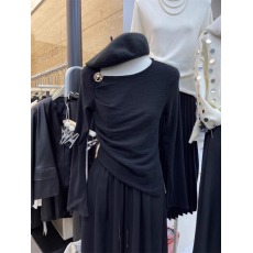 批发<b class='q'>韩国</b>东大门春装新款韩版不规则斜领长袖<b class='q'>t</b><b class='q'>恤</b>女修身显瘦百搭上衣