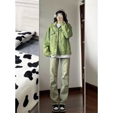 批发<b class='q'>破洞</b>牛仔裤女款美式高街做旧秋冬季潮牌百搭宽松直筒长裤男