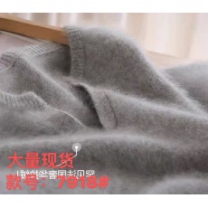 批发清仓货捡漏尾<b class='q'>单</b>剪标女装一线大品牌<b class='q'>原</b>外贸羊毛拉绒V领针织衫上衣